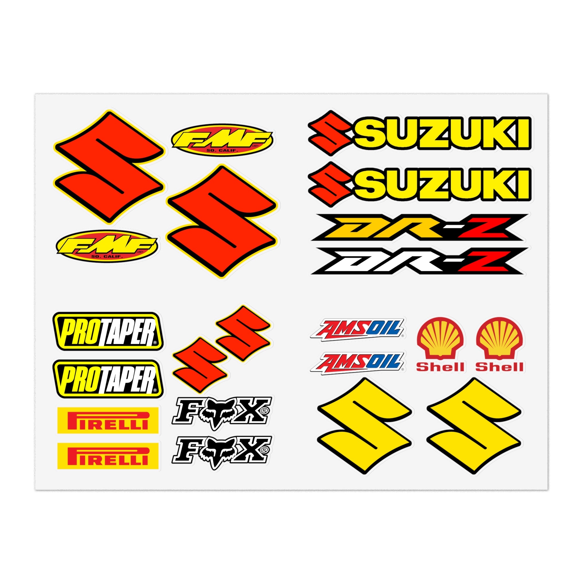 Suzuki Motorcycle/Dirtbike Decal Sheet